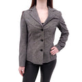 DOLCE & GABBANA SALT AND PEPPER BLAZER - SIZE 40