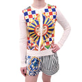 DOLCE & GABBANA SUN PRINT CARDIGAN - SIZE 38