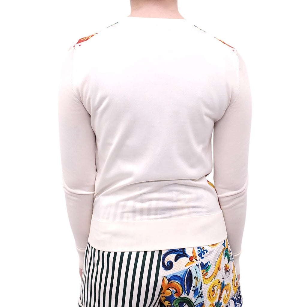 DOLCE & GABBANA SUN PRINT CARDIGAN - SIZE 38