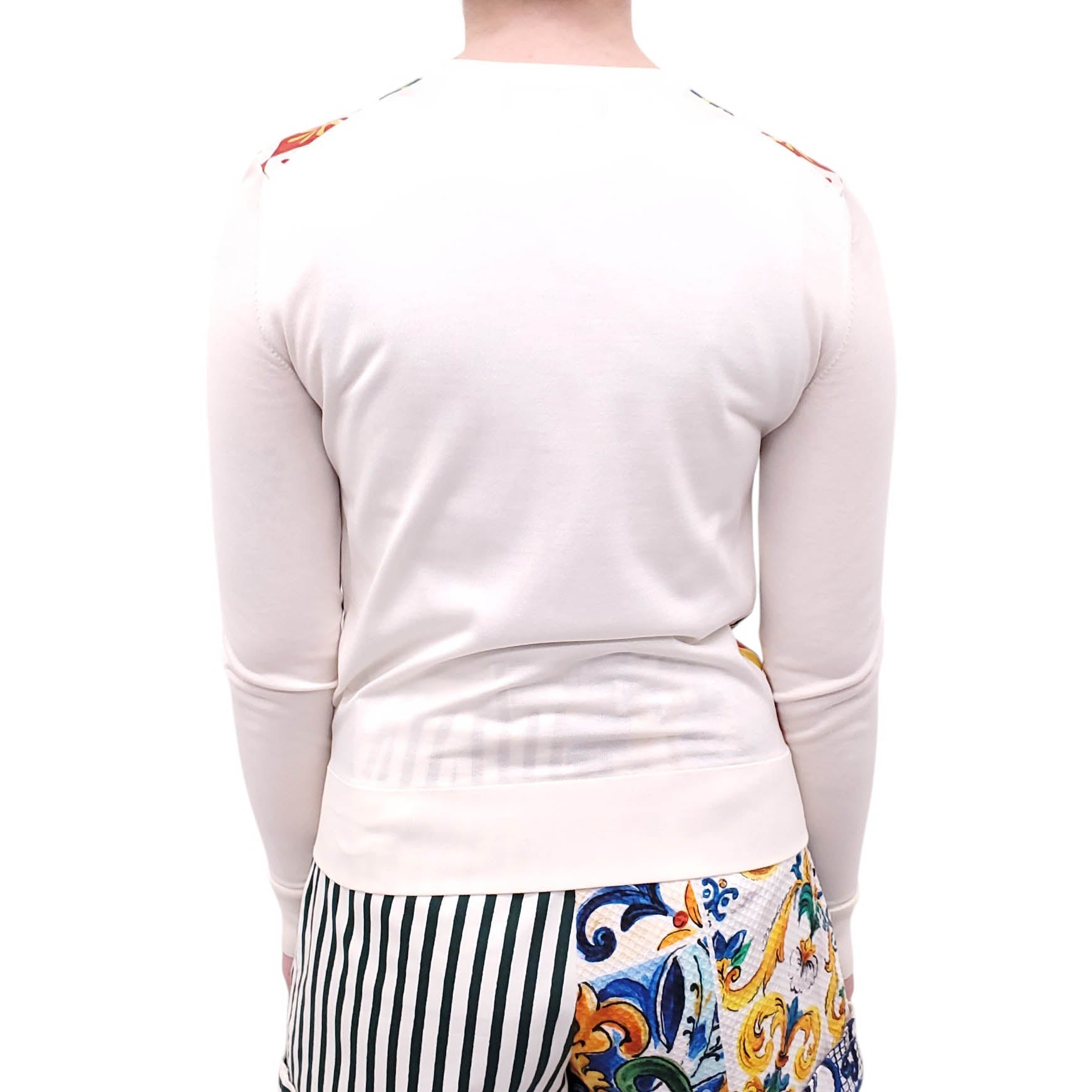 DOLCE & GABBANA SUN PRINT CARDIGAN - SIZE 38