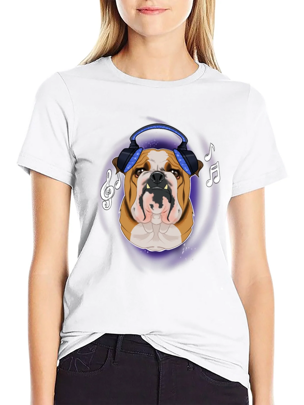 Bulldog DJ T-Shirt - Music Lover Apparel