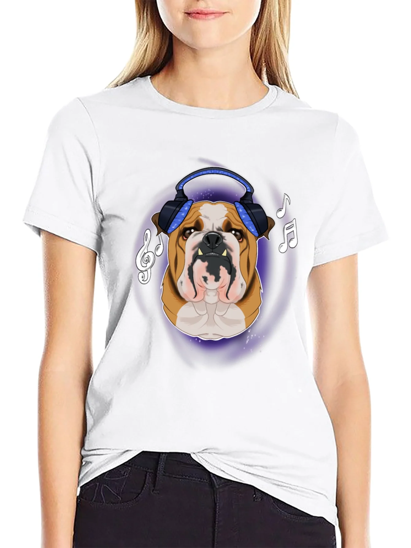 Bulldog DJ T-Shirt - Music Lover Apparel
