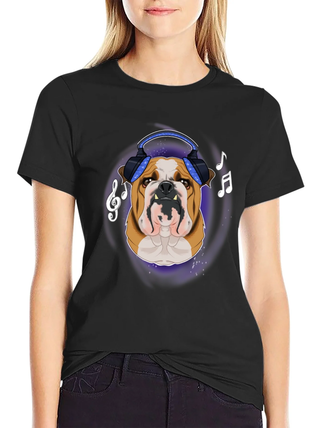 Bulldog DJ T-Shirt - Music Lover Apparel