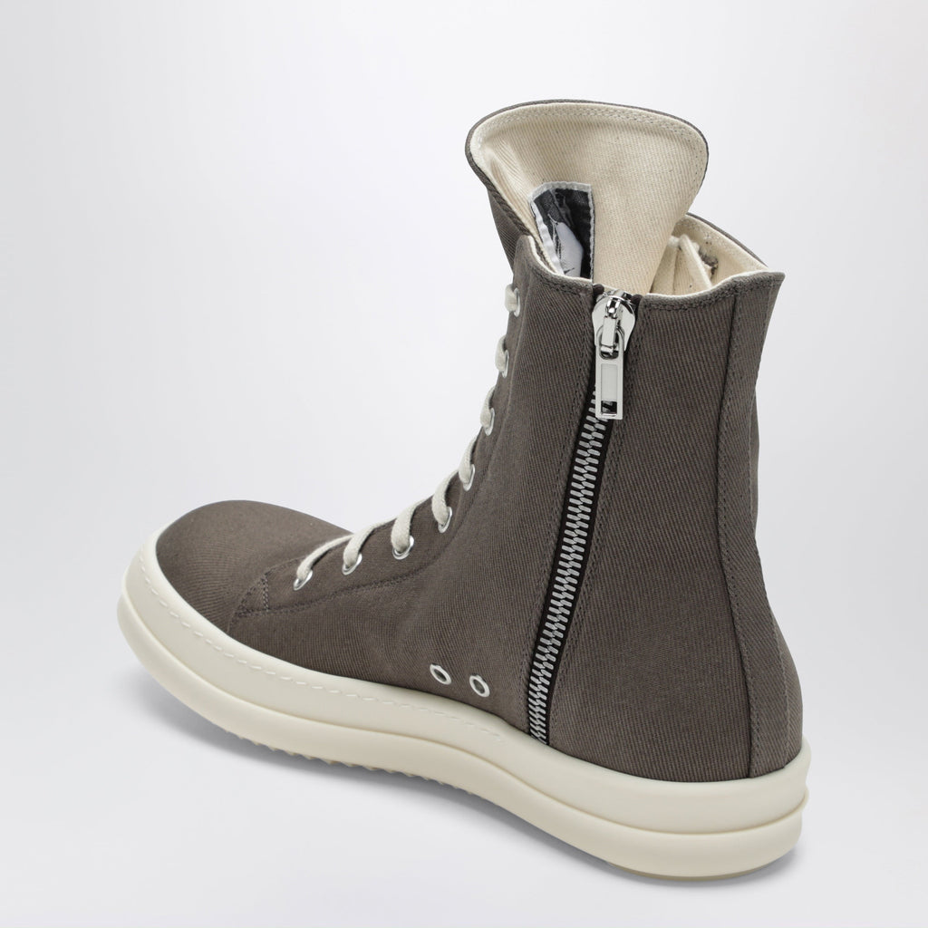 Drkshdw Temple Sneakers In Powder/Cream White Canvas Men