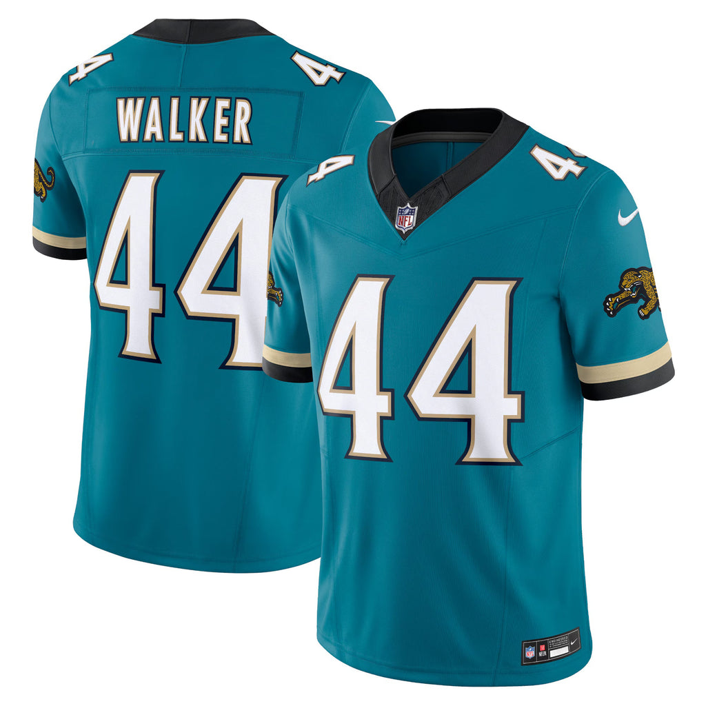 Jacksonville Jaguars Travon Walker Teal Prowler Throwback Vapor F.U.S.E. Limited Jersey