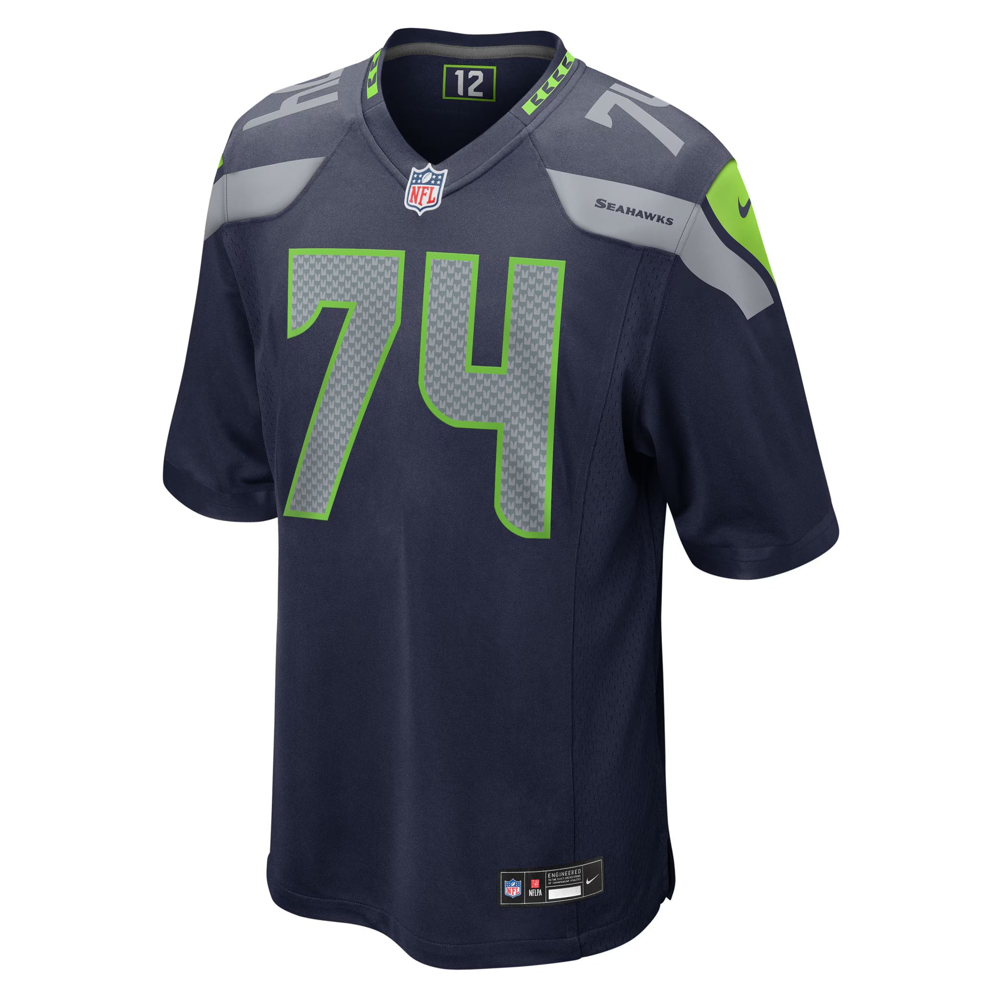 Seattle Seahawks Josh Jones College Navy Team Game Jersey