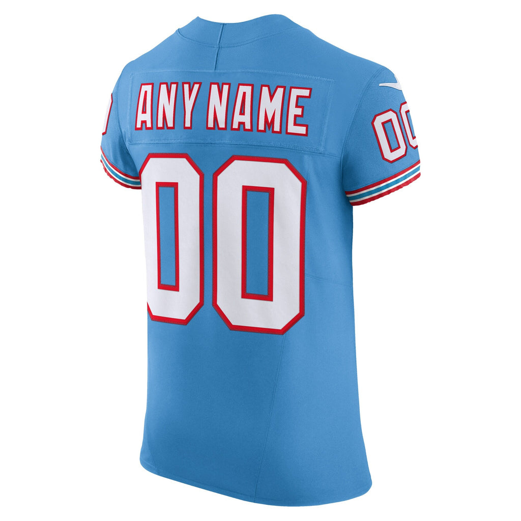 Tennessee Titans Light Blue Vapor F.U.S.E. Elite Custom Jersey