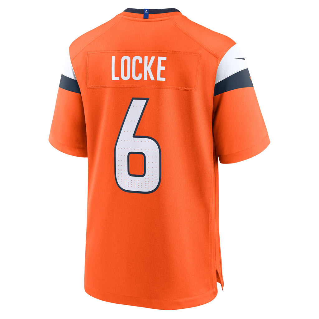 Denver Broncos P.J. Locke Orange Team Game Jersey