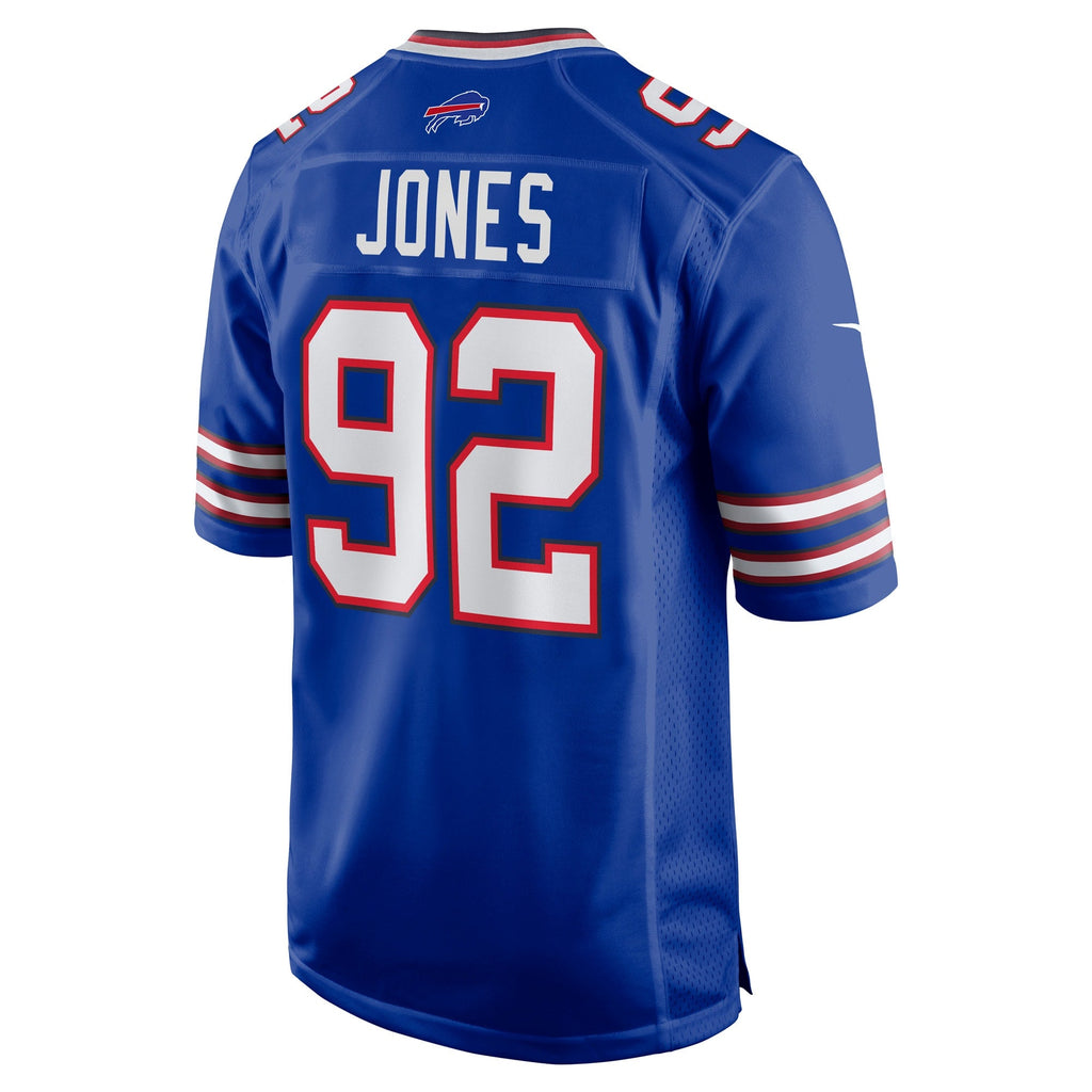 Buffalo Bills DaQuan Jones Royal Game Player Jersey
