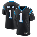 Carolina Panthers Cam Newton Black Team Retired Game Jersey