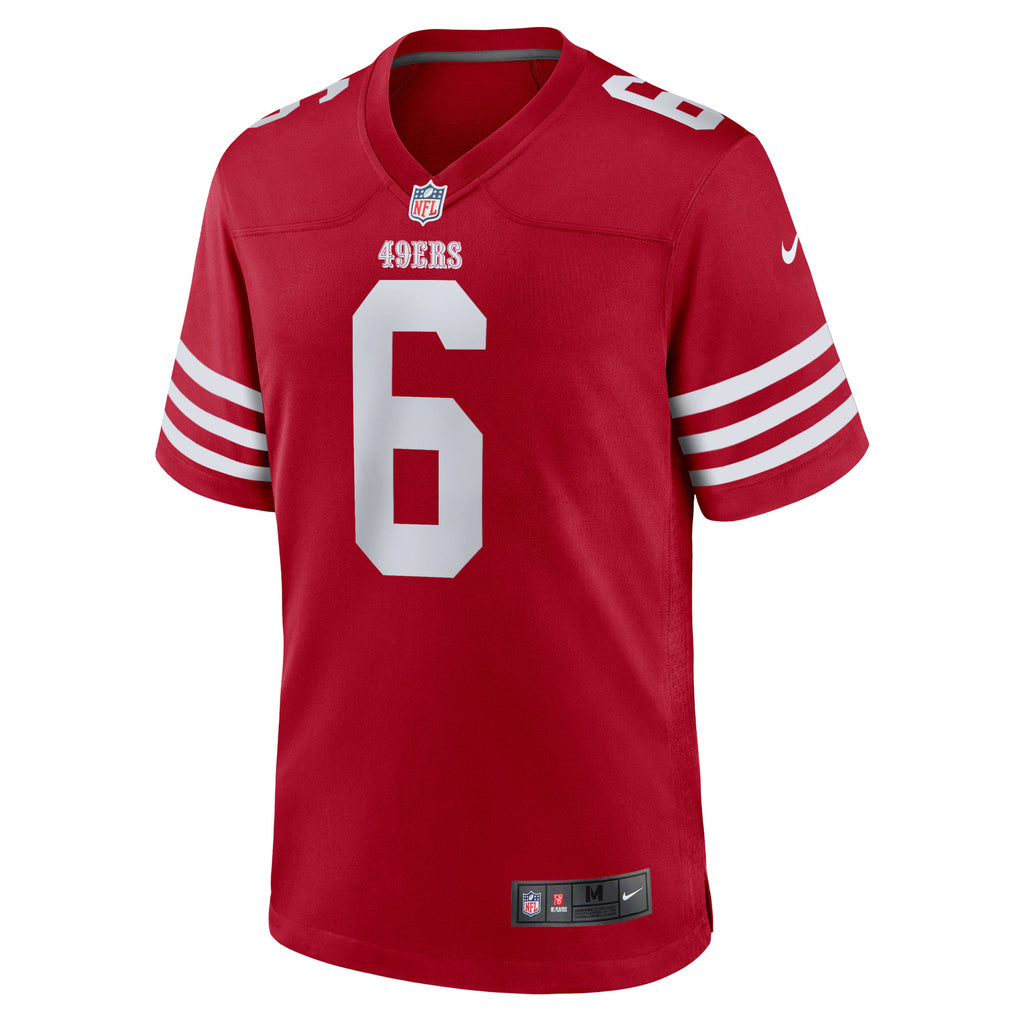 San Francisco 49ers Malik Mustapha Scarlet Game Jersey