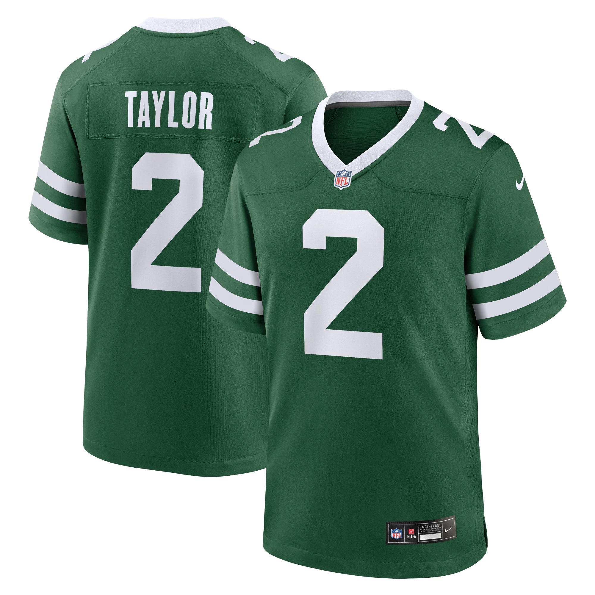 New York Jets Tyrod Taylor Legacy Green Team Game Jersey