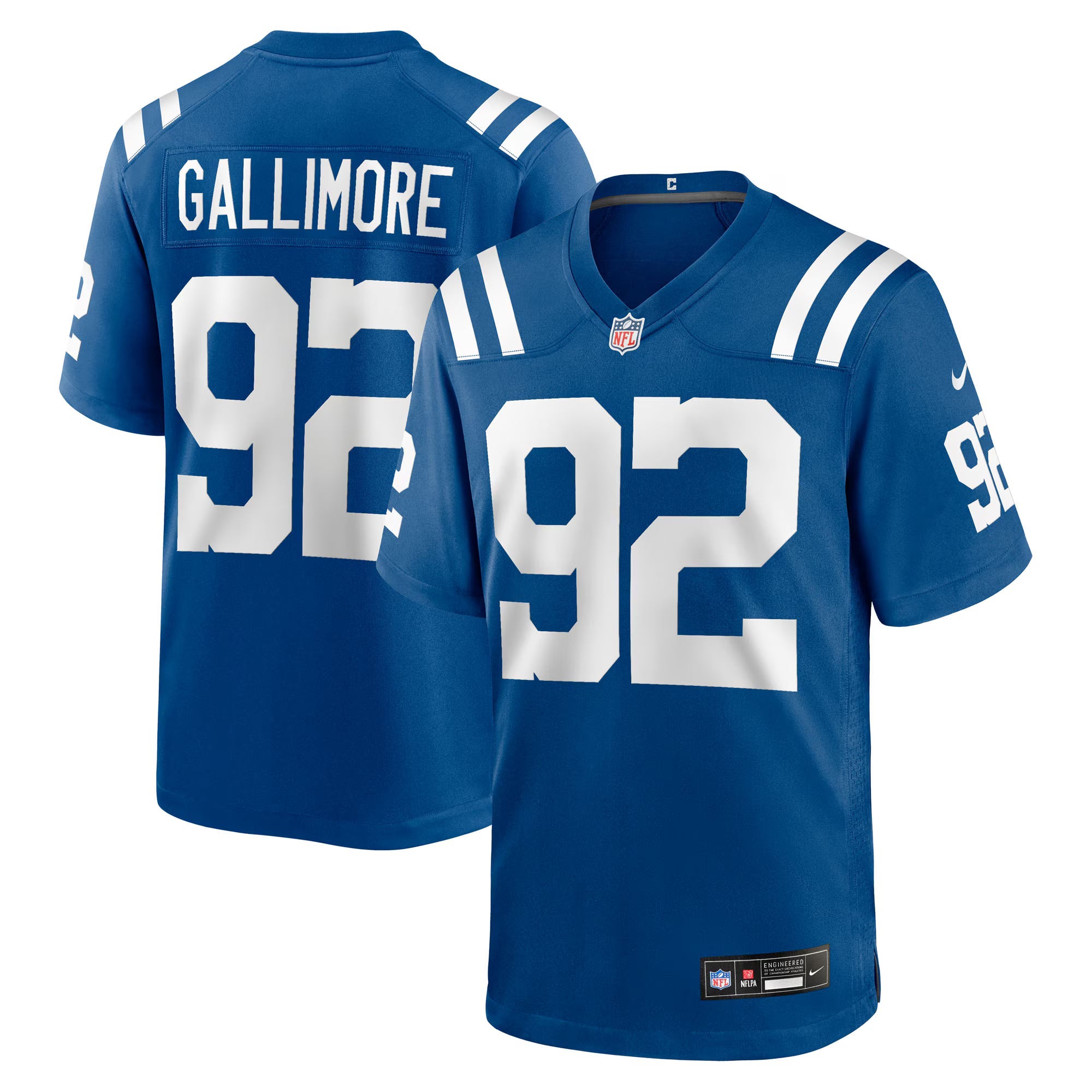 Indianapolis Colts Neville Gallimore Royal Team Game Jersey