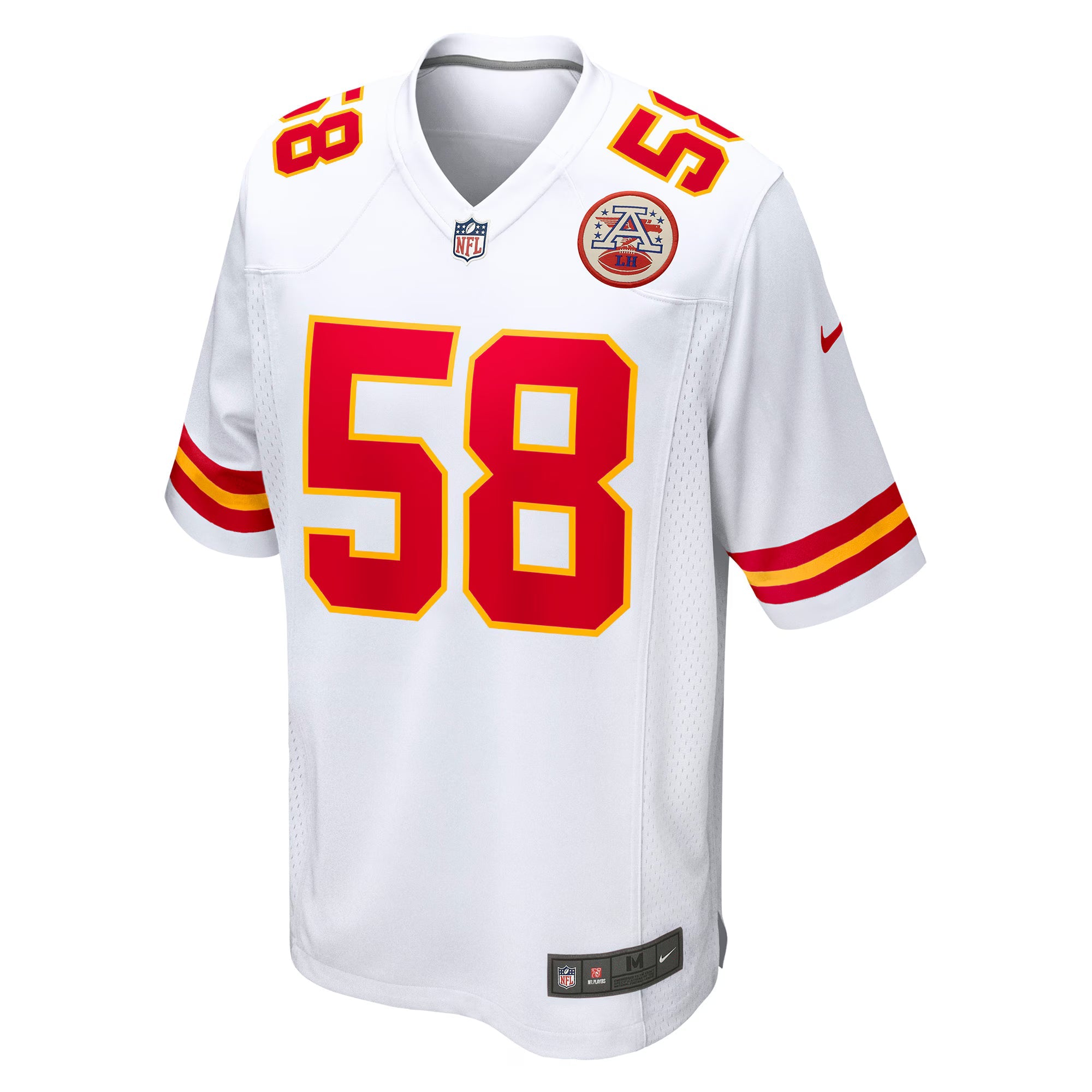 Kansas City Chiefs Derrick Thomas White Retired Player Game Jersey