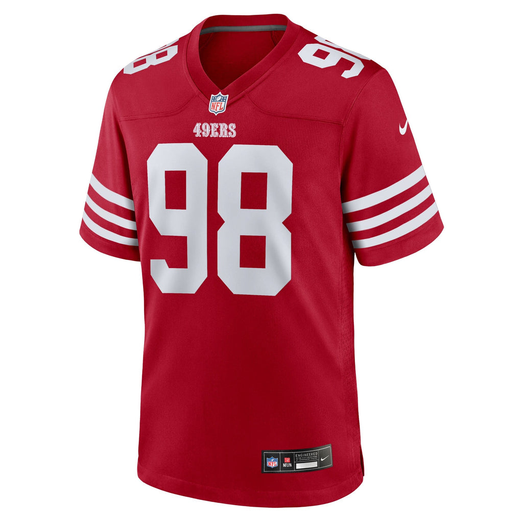 San Francisco 49ers Mykel Williams Scarlet Team Game Jersey