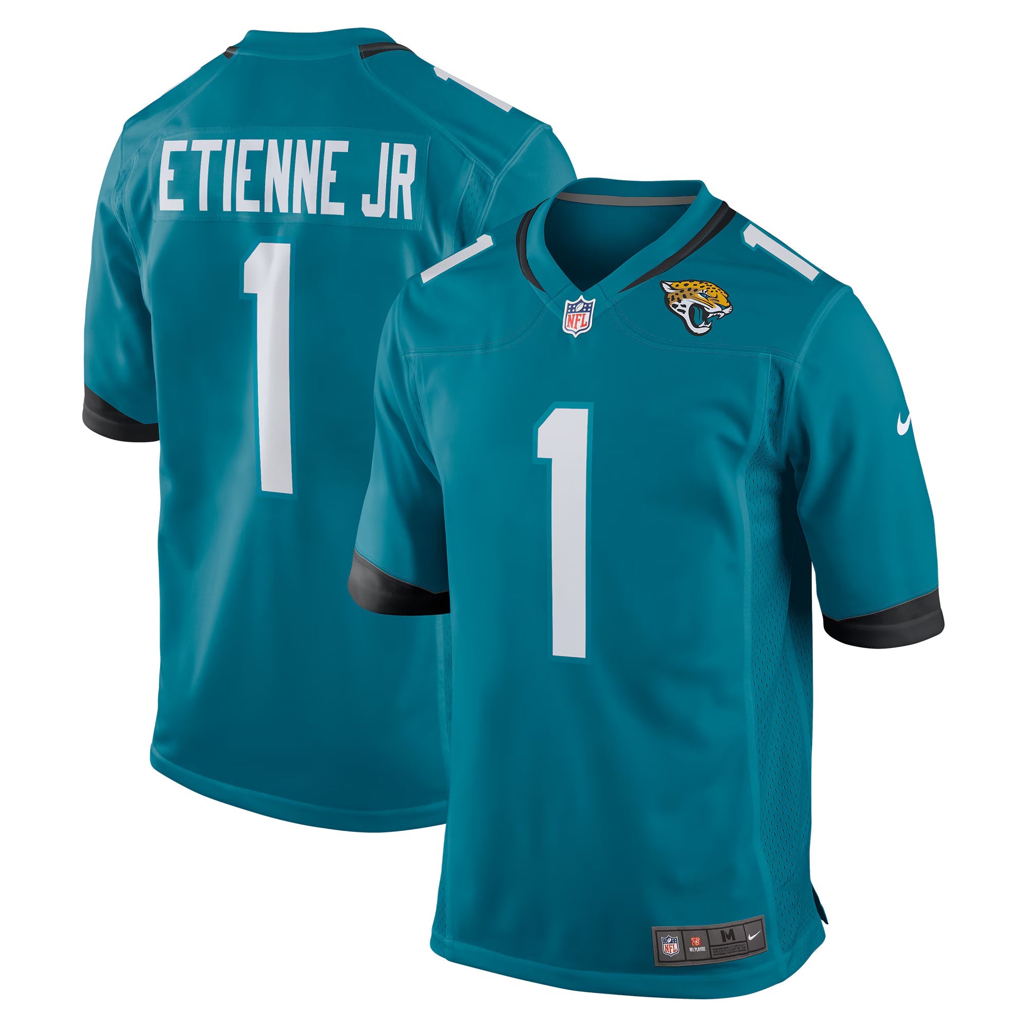 Jacksonville Jaguars Travis Etienne Teal Game Jersey