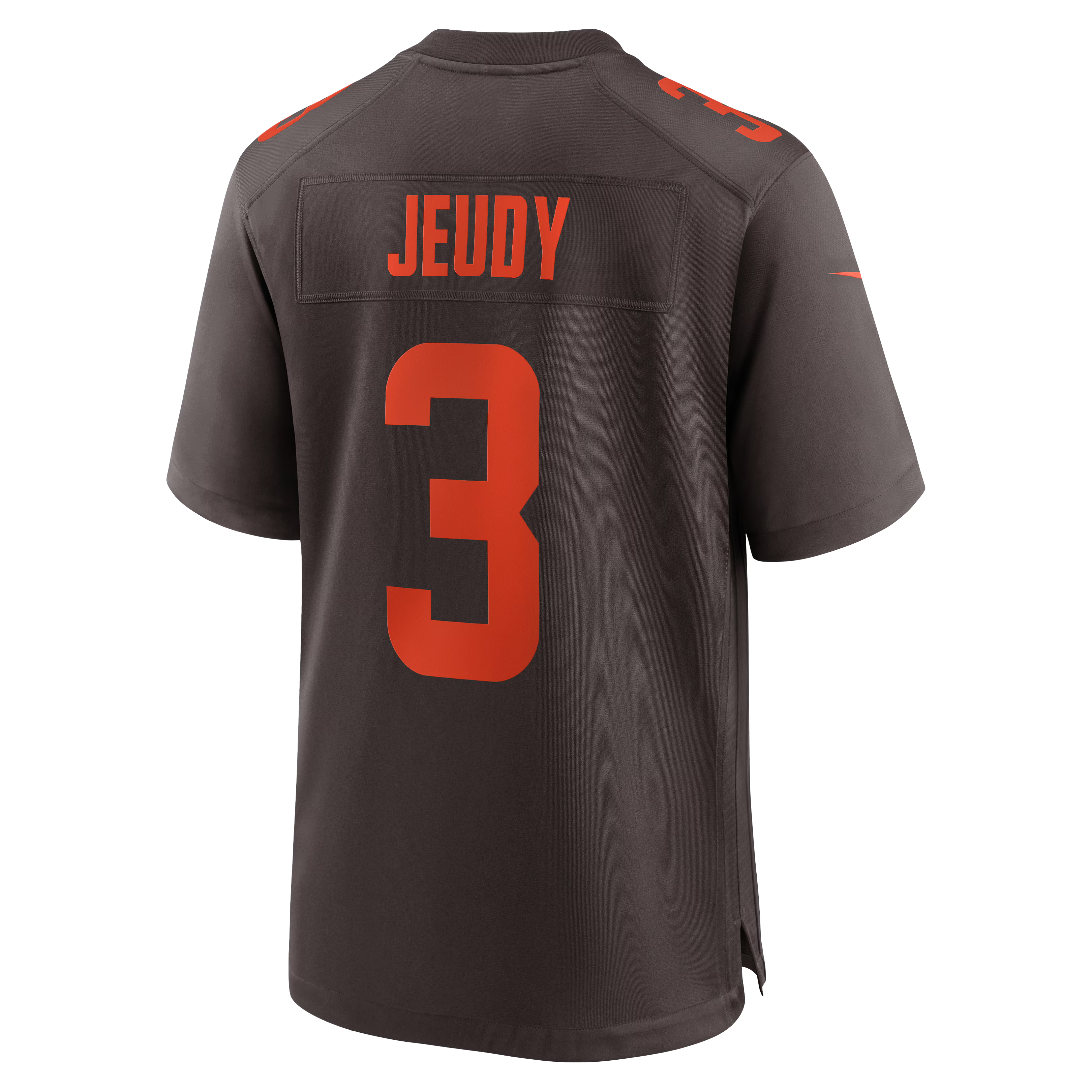 Cleveland Browns Jerry Jeudy Brown Alpha Dawg Game Jersey