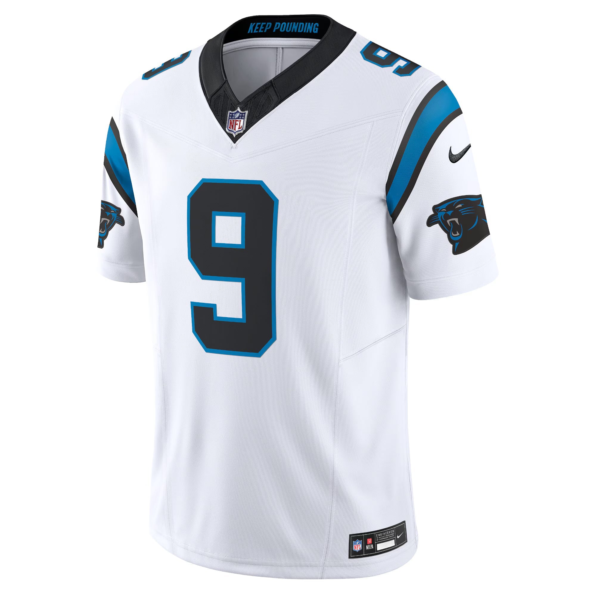 Carolina Panthers Bryce Young White Vapor F.U.S.E. Limited Jersey