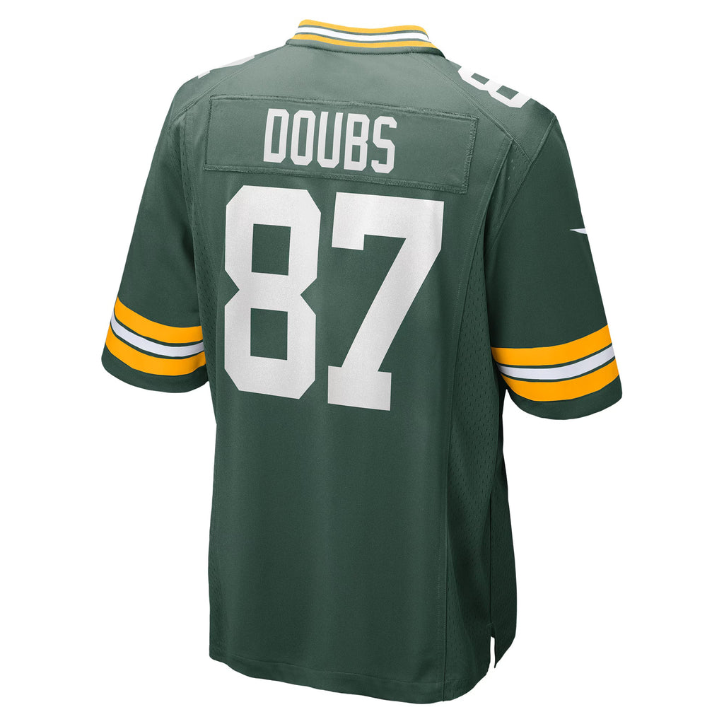Green Bay Packers Romeo Doubs Green Game Player Jersey