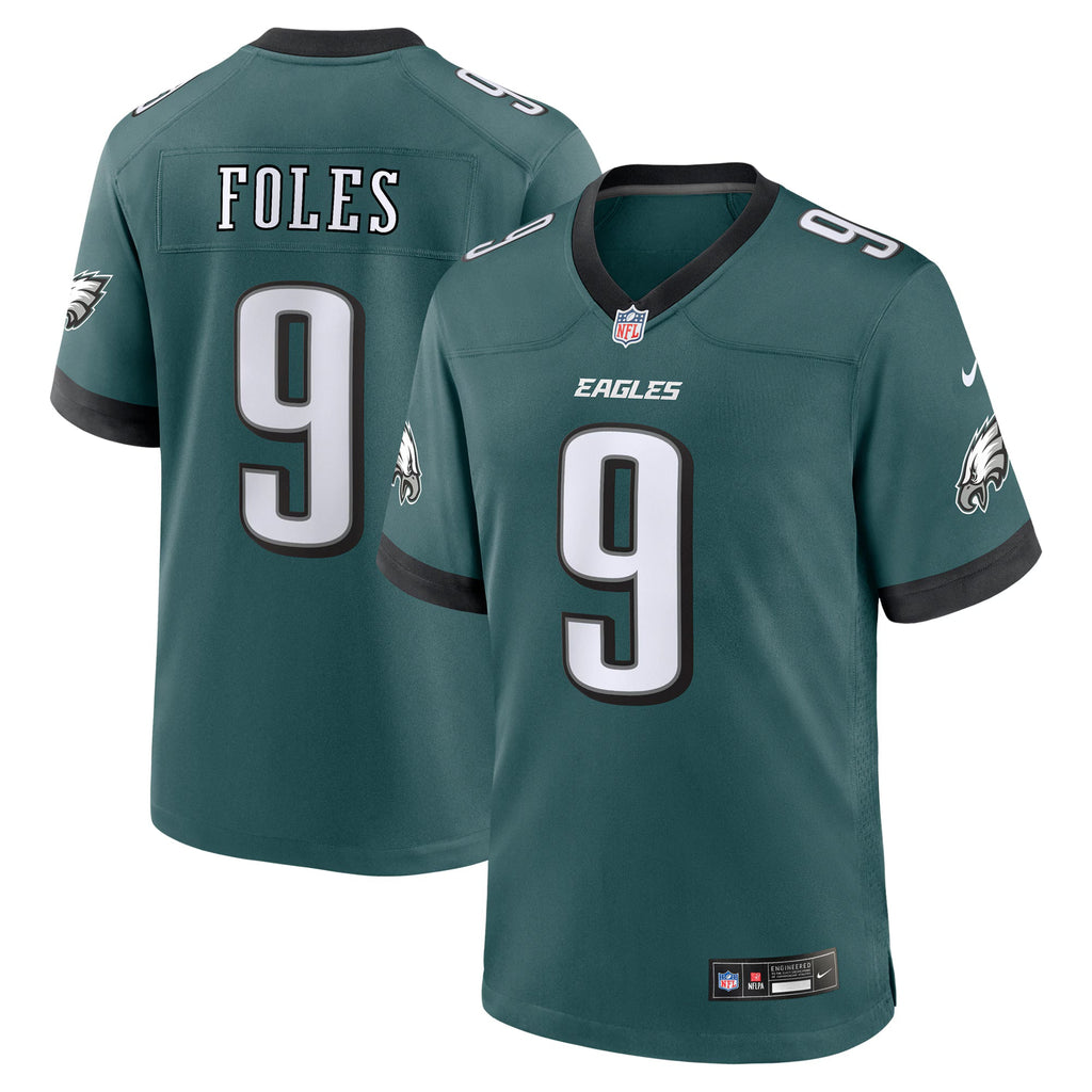 Philadelphia Eagles Nick Foles Midnight Green Team Retired Player Game Jersey