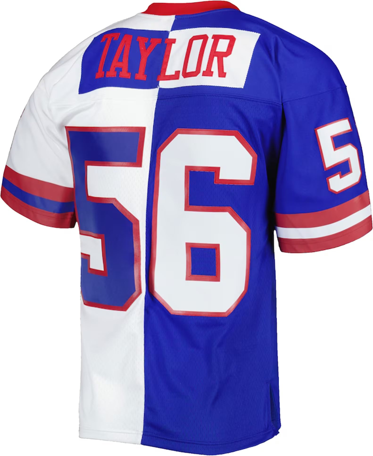 New York Giants Lawrence Taylor Mitchell & Ness Royal/White 1986 Split Legacy Replica Jersey