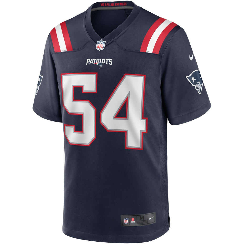 New England Patriots Tedy Bruschi Navy Game Retired Player Jersey