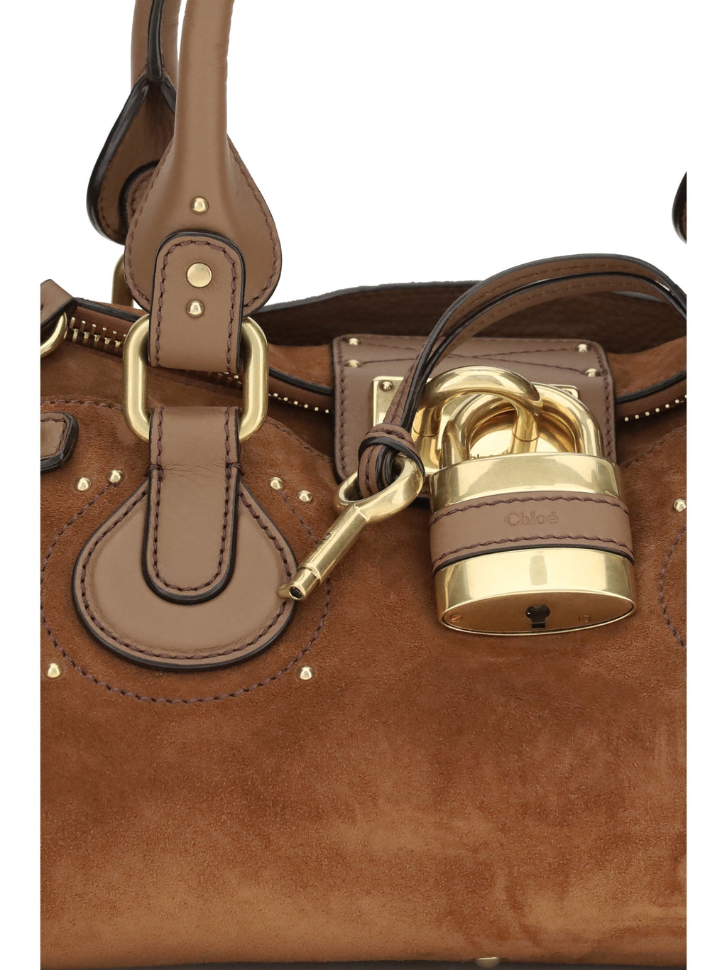Chloé Women Paddington Suede Handbag