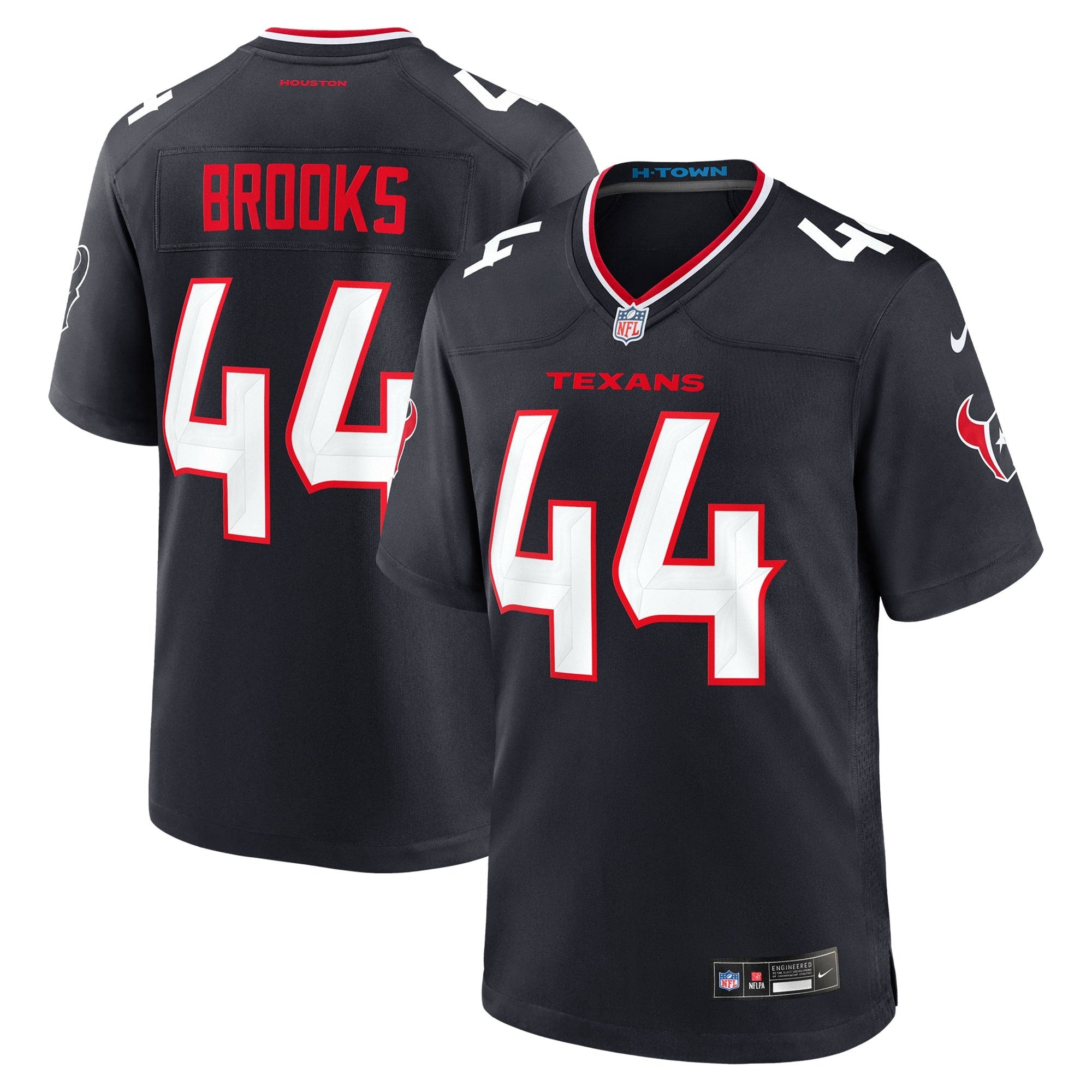 Houston Texans British Brooks Navy Team Game Jersey