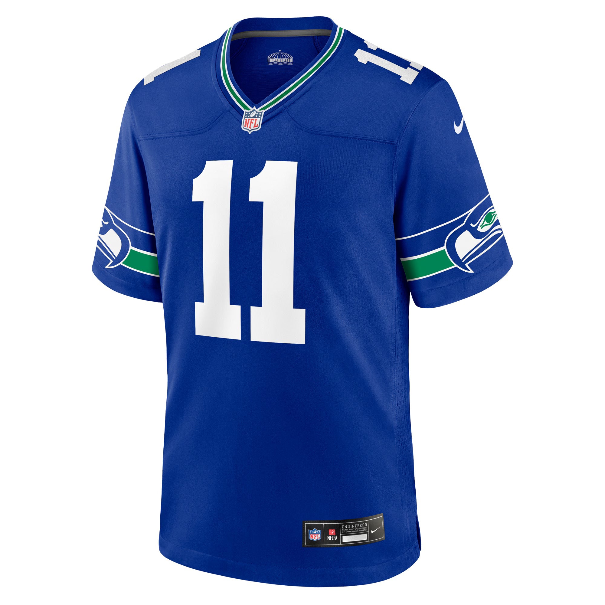 Seattle Seahawks Jaxon Smith-Njigba Royal Throwback Player Game Jersey