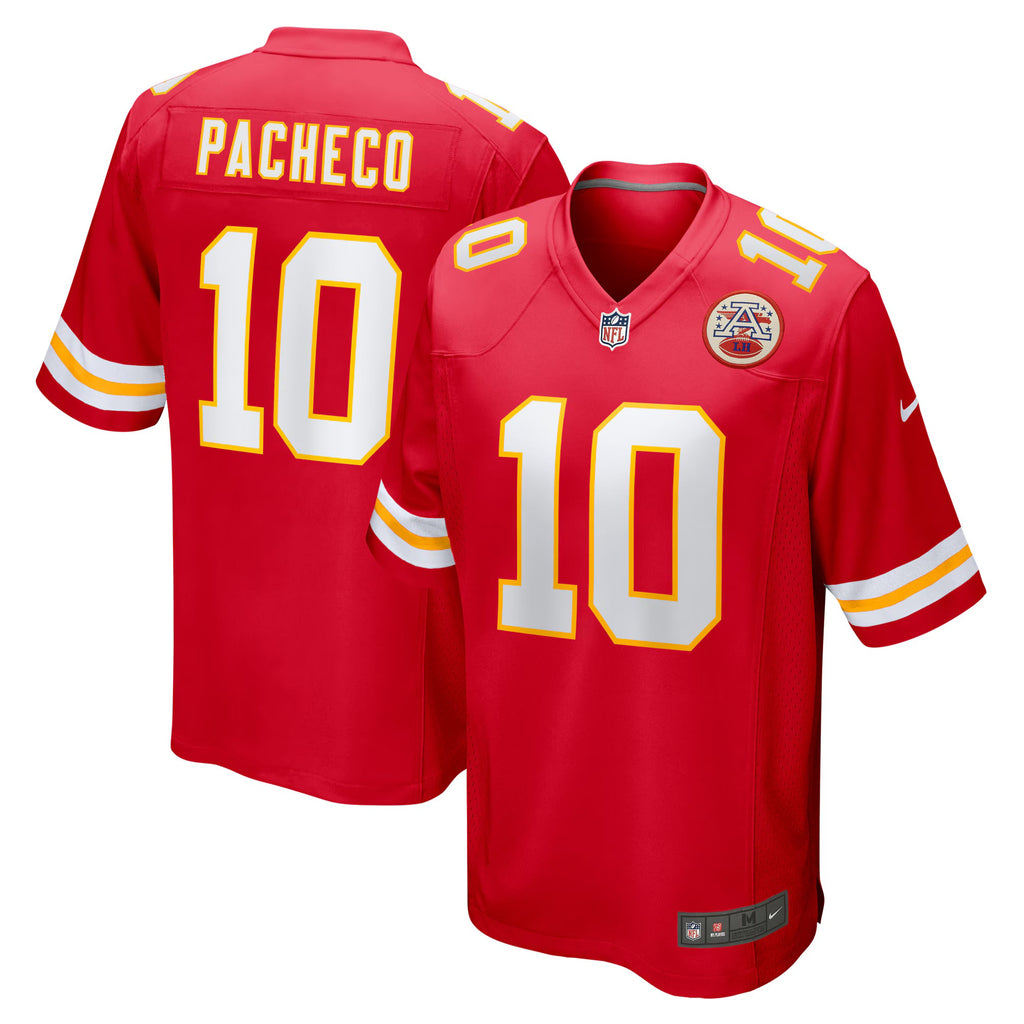 Kansas City Chiefs Isiah Pacheco Red Game Player Jersey