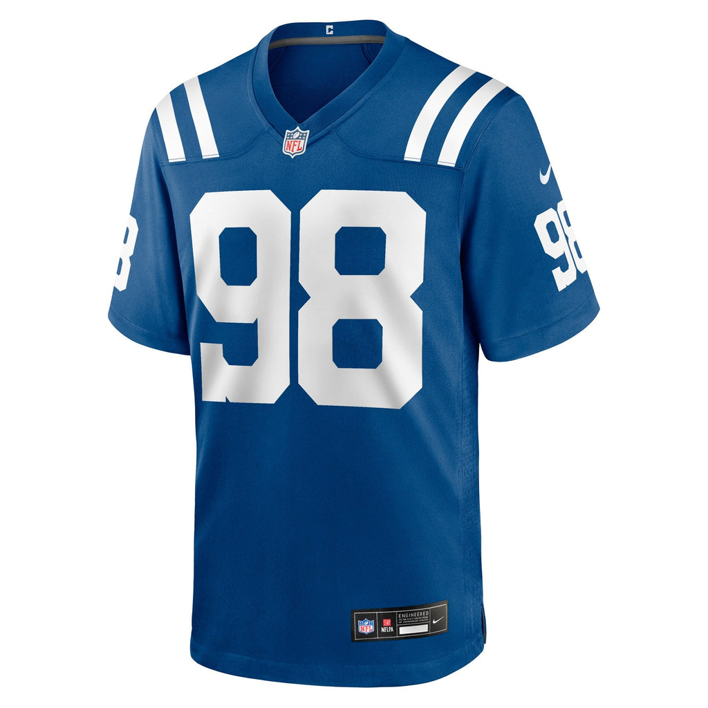 Indianapolis Colts Eric Johnson II Royal Team Game Jersey