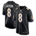 Baltimore Ravens Lamar Jackson Black Alternate Game Jersey