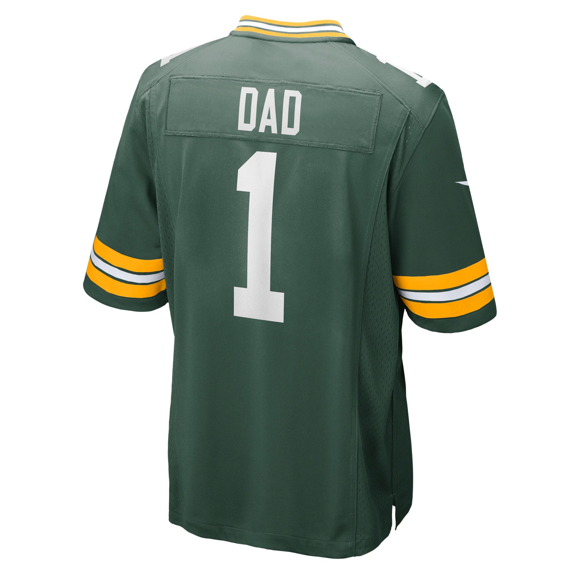 Green Bay Packers Number 1 Dad Green Game Jersey