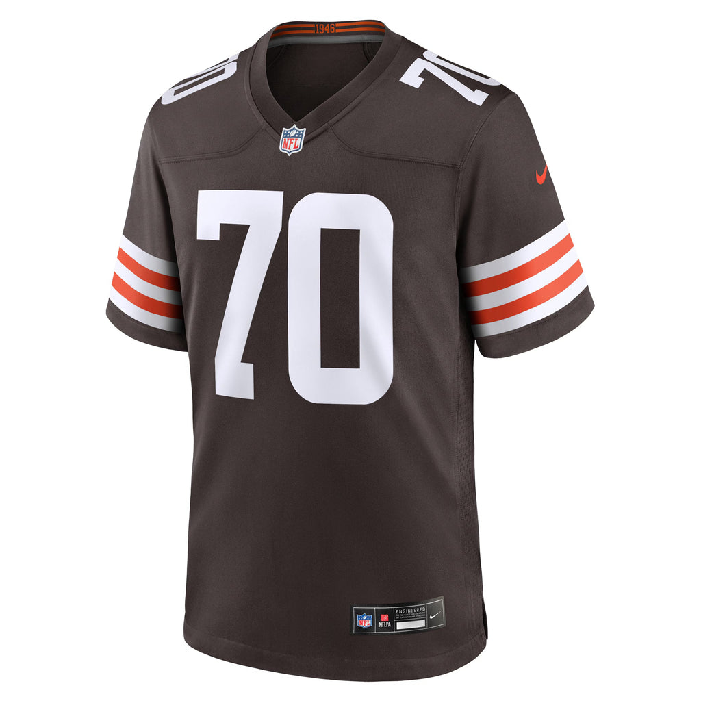 Cleveland Browns Zak Zinter Brown Team Game Jersey