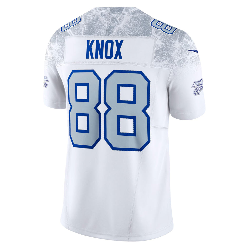 Buffalo Bills Dawson Knox White 2025 Rivalries Collection Limited Jersey