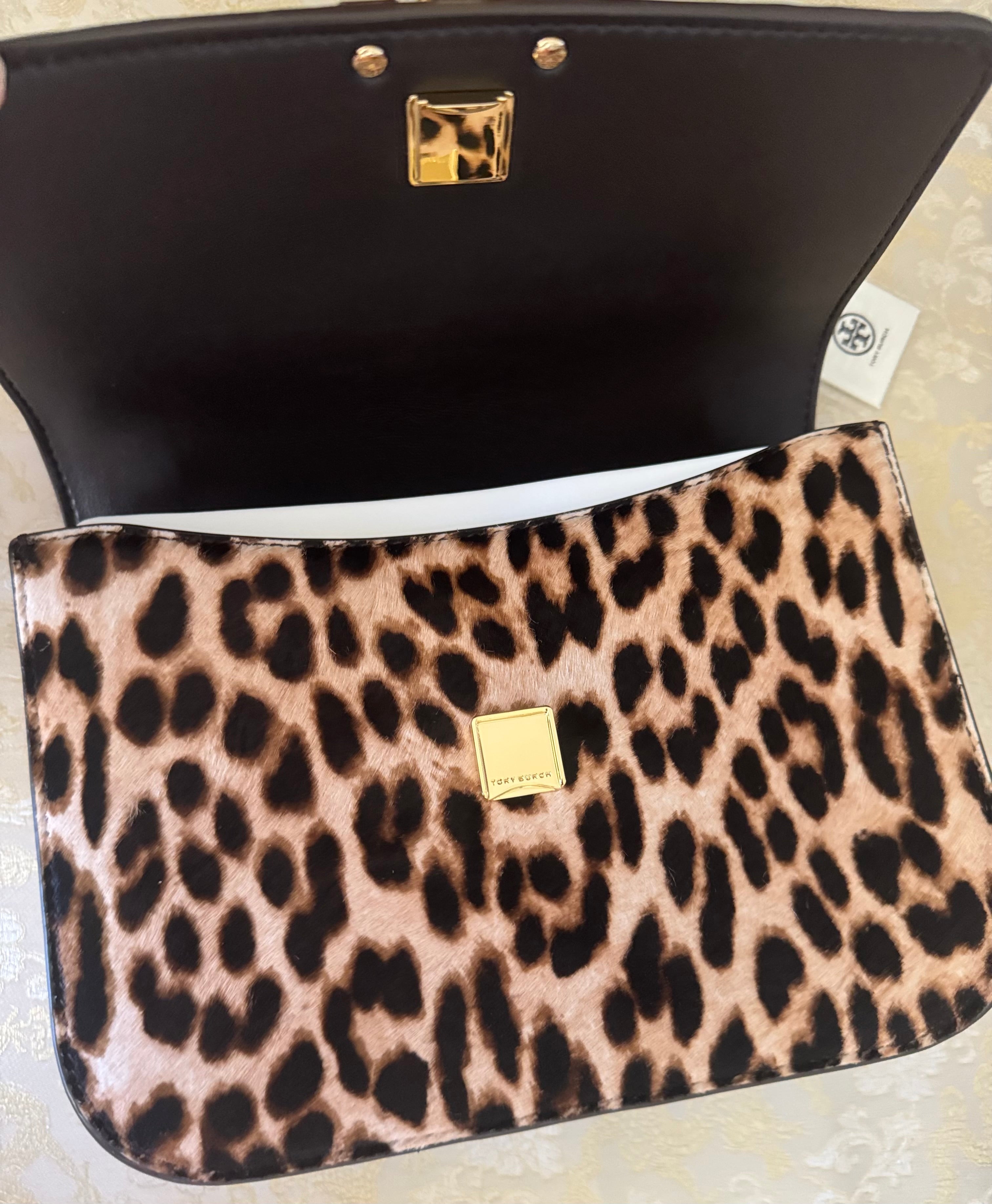 NWT Tory Burch Britten Small Adjustable Leather Shoulder/ Crossbody Bag