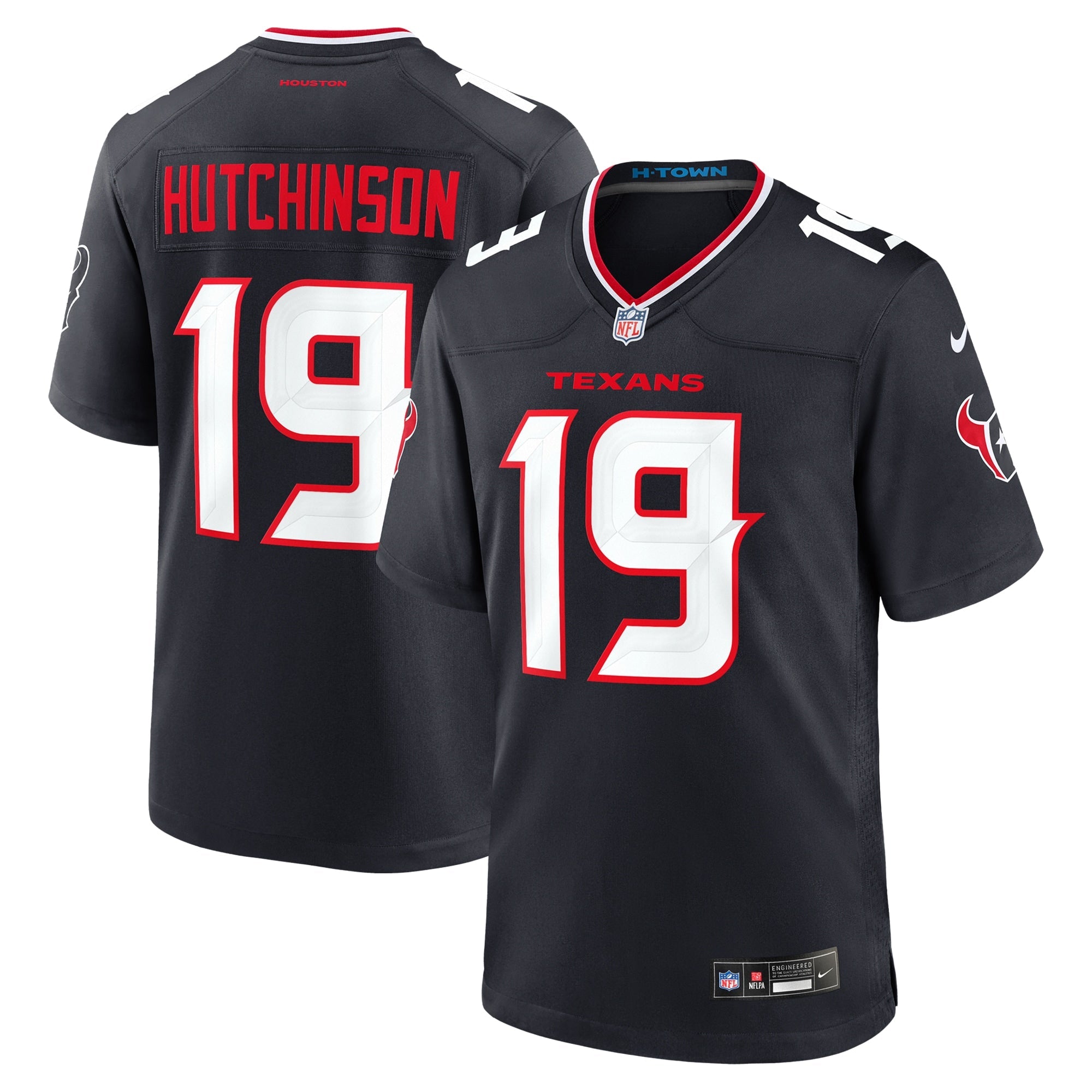 Houston Texans Xavier Hutchinson Navy Team Game Jersey