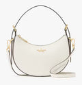 NWT Kate Spade Leather Madison Crescent Shoulder Bag In Meringue