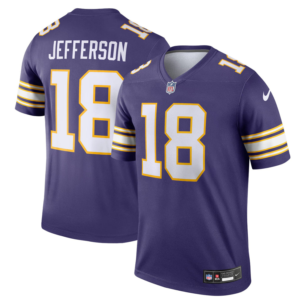 Minnesota Vikings Justin Jefferson Purple Legend Player Performance Top
