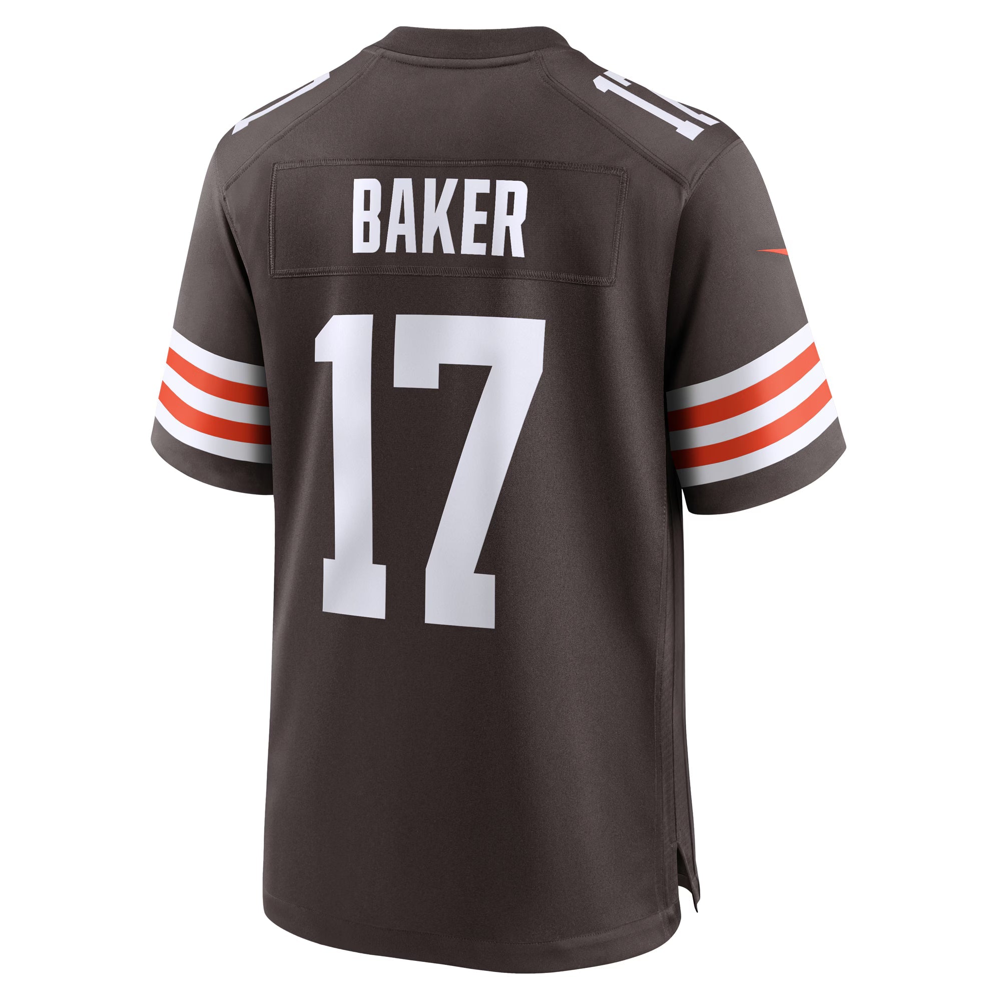 Cleveland Browns Jerome Baker Brown Team Game Jersey