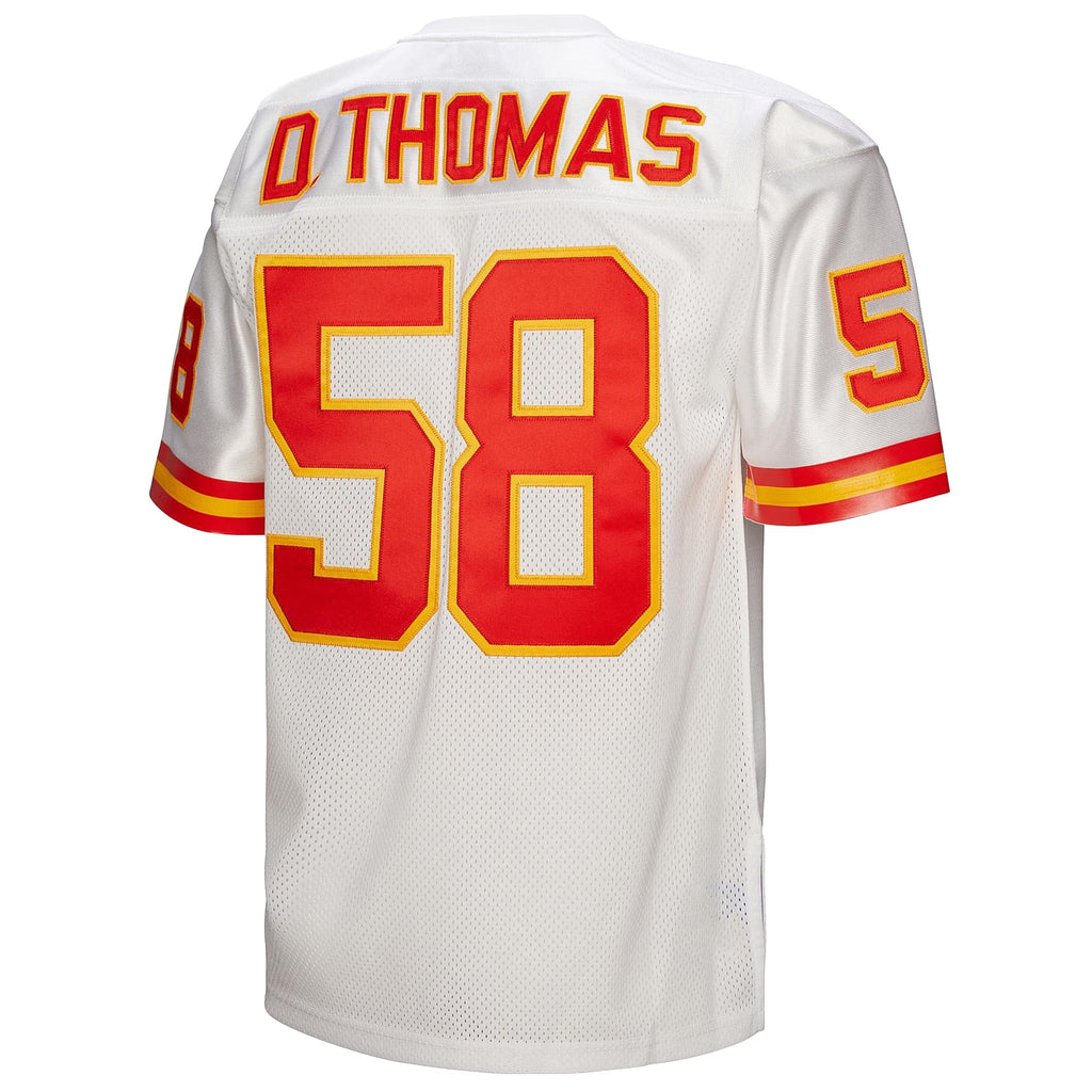 Kansas City Chiefs 1994 Derrick Thomas Mitchell & Ness White Authentic Throwback Retired Player Jersey
