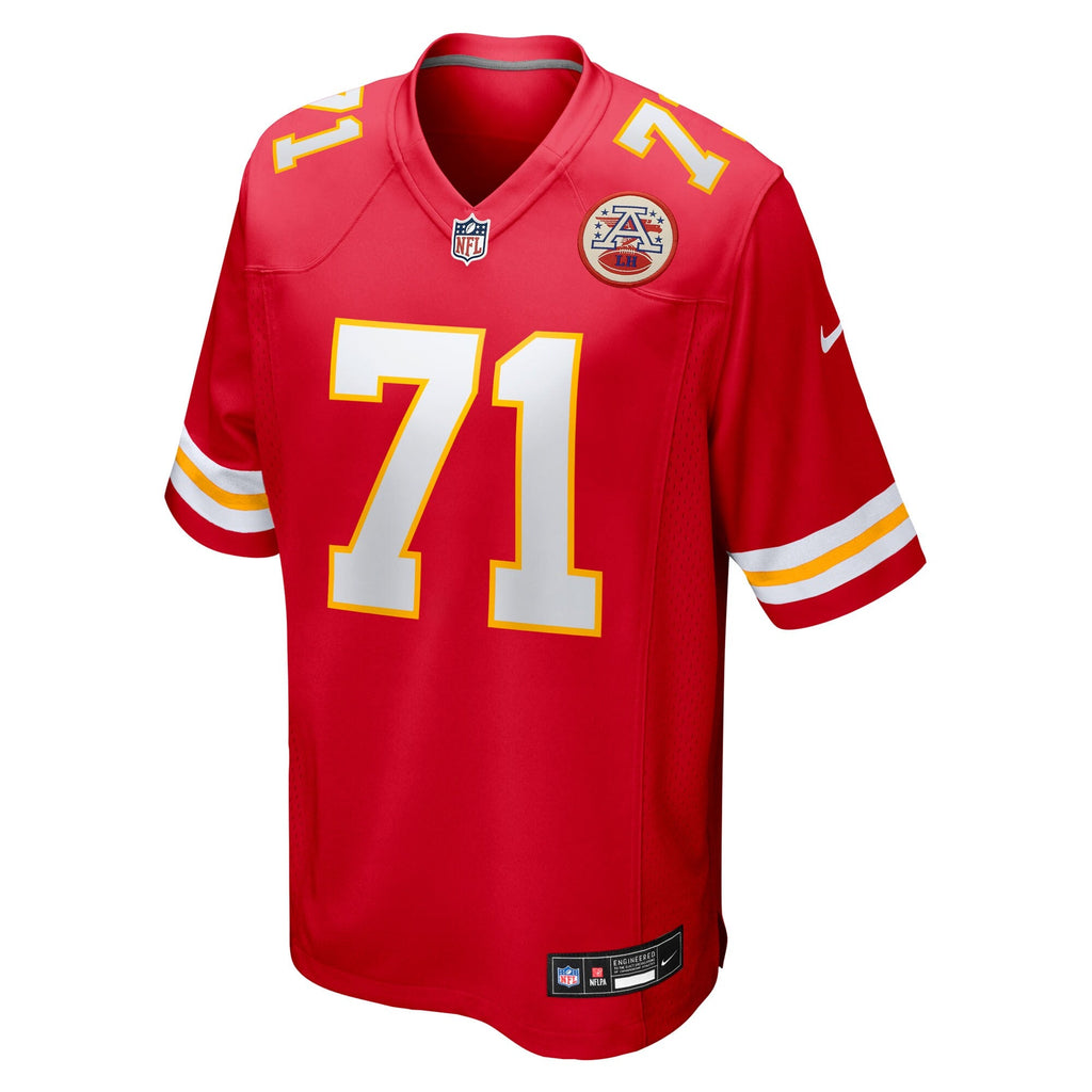 Kansas City Chiefs Josh Simmons Red Team Game Jersey