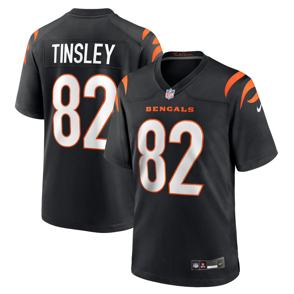 Cincinnati Bengals Mitchell Tinsley Black Team Game Jersey