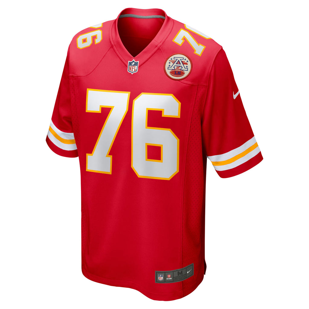 Kansas City Chiefs Kingsley Suamataia Red Game Jersey