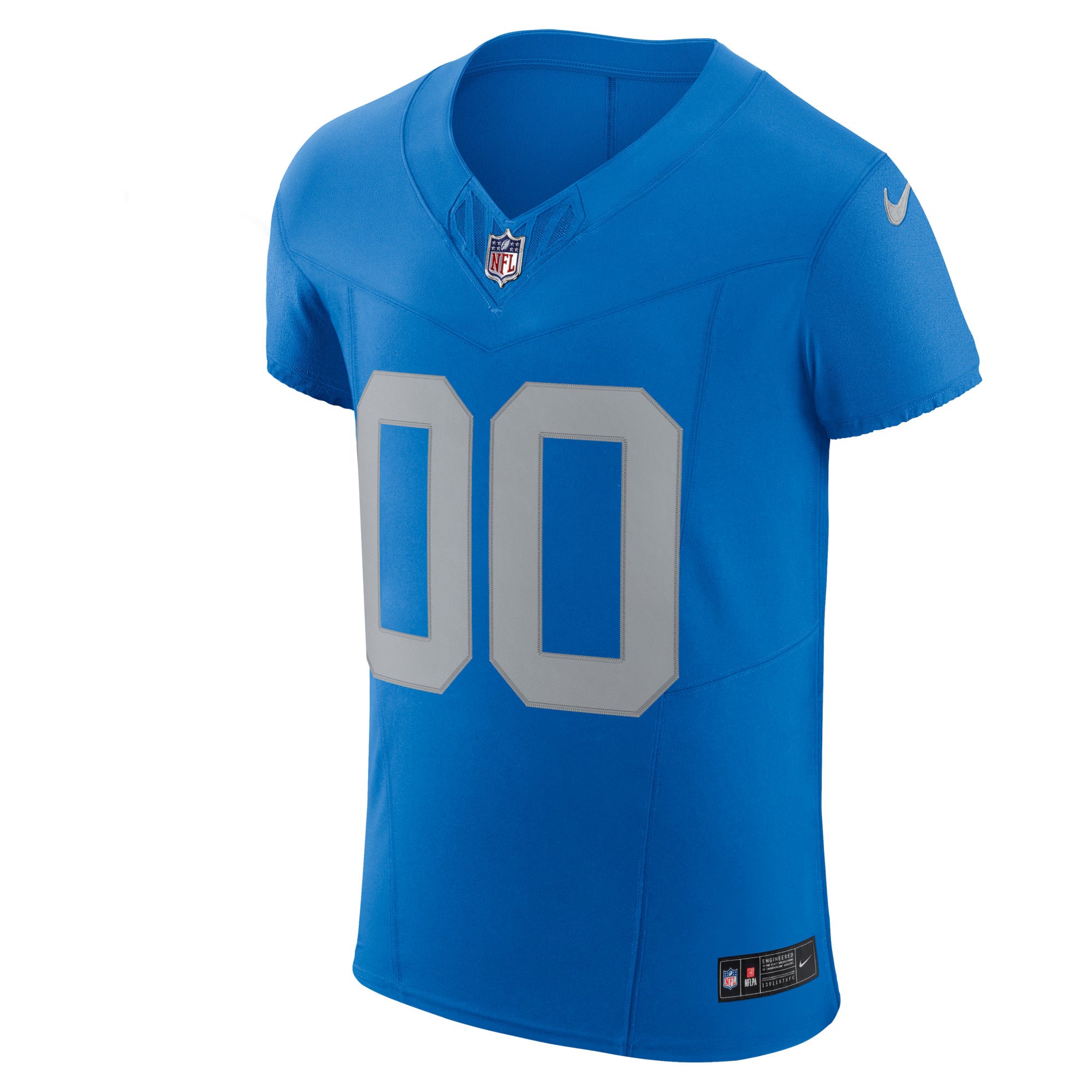 Detroit Lions Blue Alternate Vapor F.U.S.E. Elite Custom Jersey