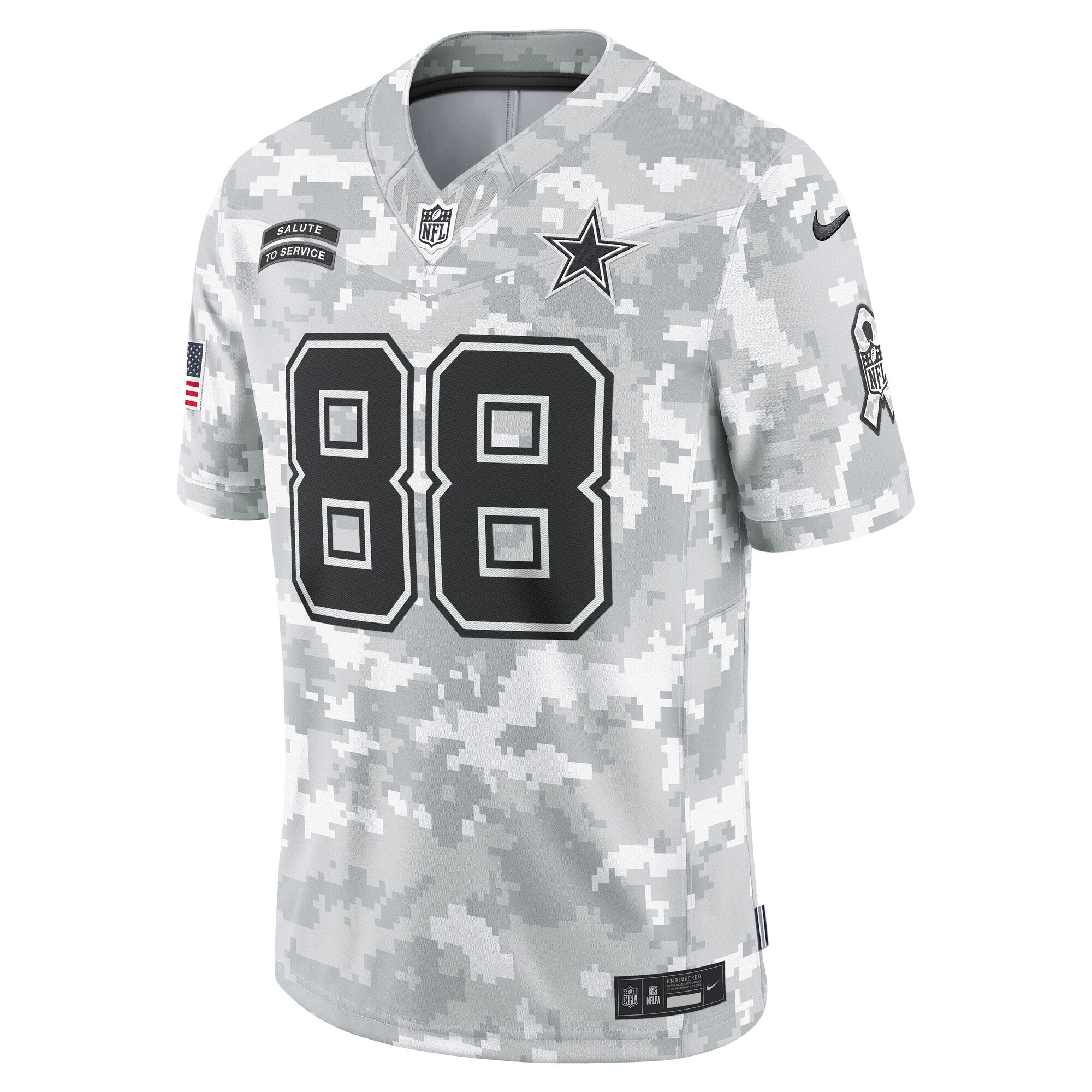 Dallas Cowboys CeeDee Lamb Arctic Camo 2024 Salute to Service Limited Jersey