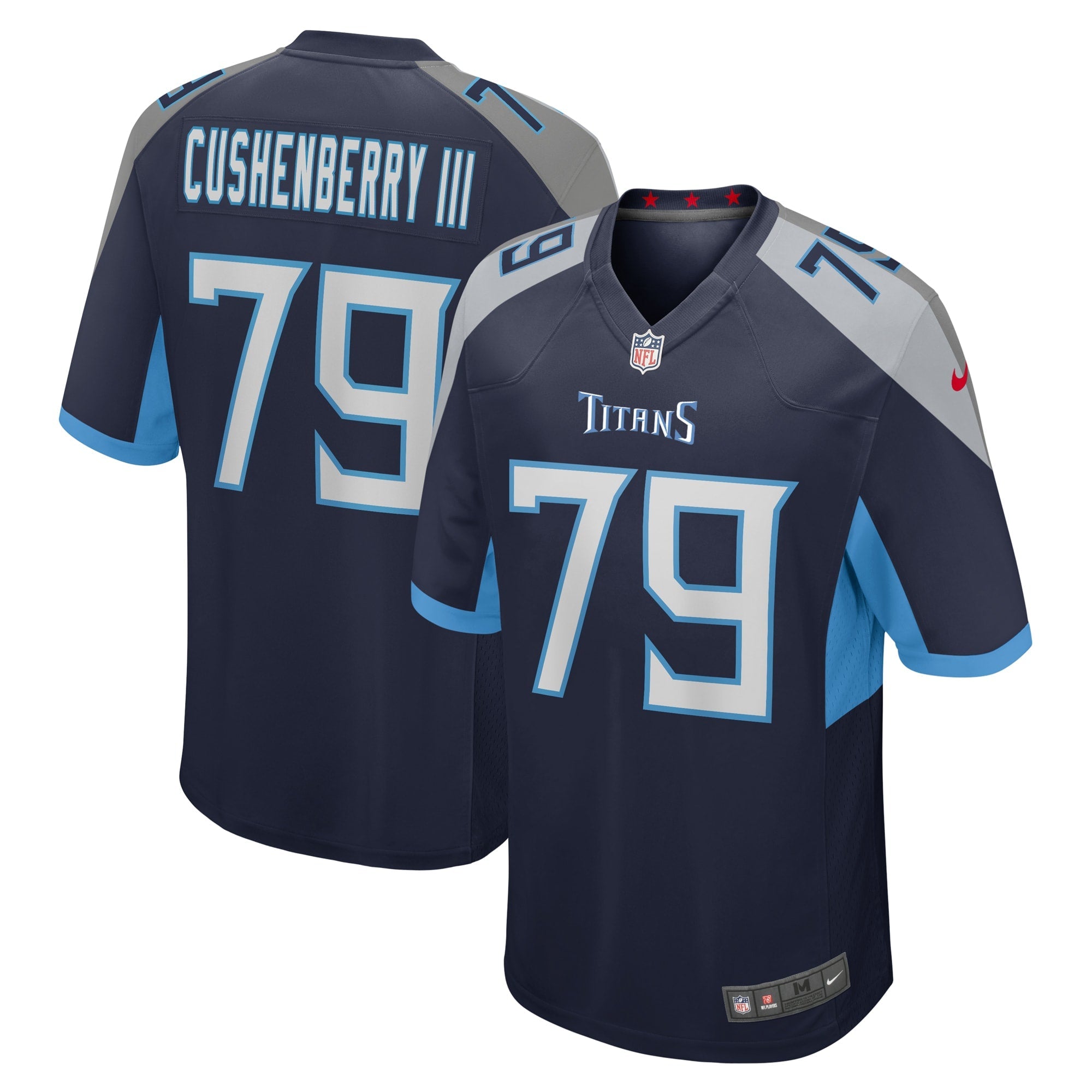 Tennessee Titans Lloyd Cushenberry III Navy Game Jersey