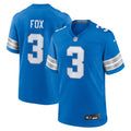 Detroit Lions Jack Fox Blue Team Game Jersey