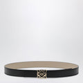 Loewe Black/Clay Reversible Anagram Belt Women