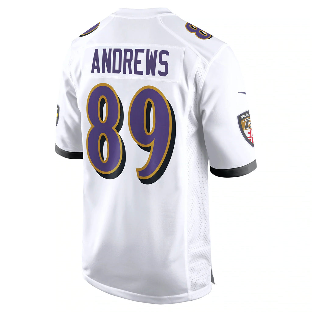 Baltimore Ravens Mark Andrews White Game Jersey